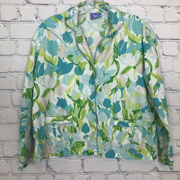 Pine Cone Hill Pajama Set Size XS Floral - Picture 2 of 11